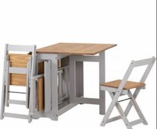 Set of table and four chairs