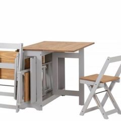 Set of table and four chairs
