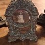 Antique French Candlesticks and Frame Image 4