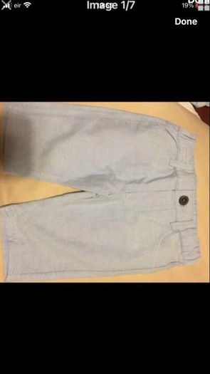 Boys new trousers 0/3 mths