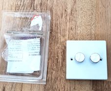 2-gang 2-way Led Dimmer Switch White