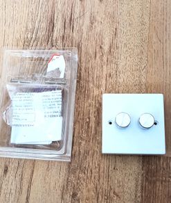 2-gang 2-way Led Dimmer Switch White