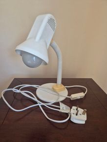 White desk lamp