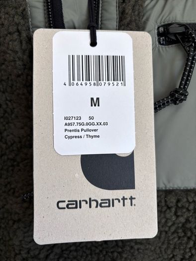 Carhartt WIP Prentis Pullover Fleece Jacket - Medium BNWT