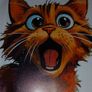 Cute Cat Window Sticker Decal Image 3