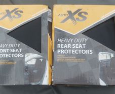 Heavy duty front and rear car seat covers