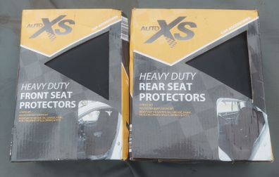 Heavy duty front and rear car seat covers