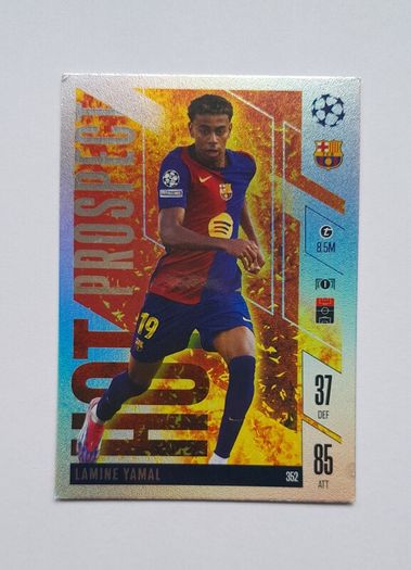 3 Lamine Yamal Topps Match Attax Cards