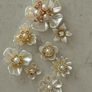 Approx. 150 rhinestone flat back flower embellishments Image 2