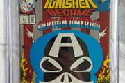 What If? Issue 51 CGC 9.6 Certified Graded Comic Book Framed Marvel Punisher Captain America