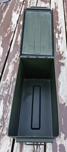 Military Metal Ammo Box / Can (Excellent storage)