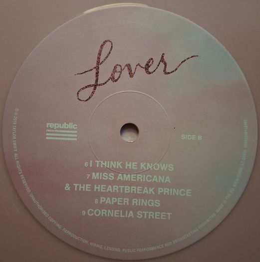 Taylor Swift  Lover Vinyl, LP, Pink Vinyl, LP, Blue Translucent