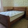 Solid Double sleigh bed with matching lockers (Mattress not included) Image 2