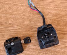 Carrera Vengeance E 2.0 Battery Mount Dock Terminal Slot Frame Lock with Key e-Bike Bicycle