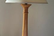 Vintage wood turned lamp