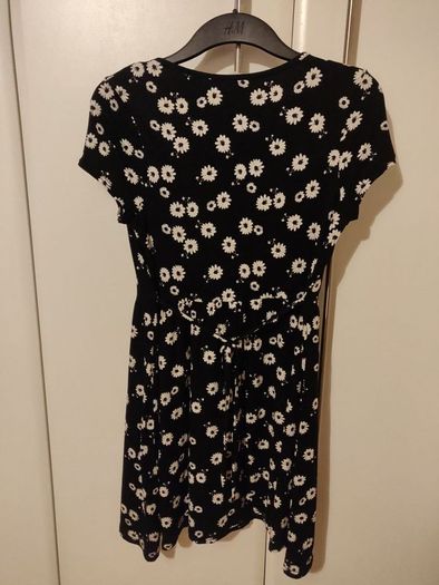 New Look Black Daisy Floral Dress