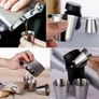 5pcs Premium Stainless Steel Shot Glasses - 1oz Metal Cups for Whiskey. New, unopened. Image 3