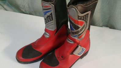 Vendramini motorcycle boots leather size 4