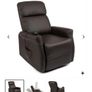 Electric recliner black chair Image 2