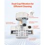Mattress Vacuum Cleaner, 550W Bed Vacuum Cleaner with 18Kpa Powerful Suction and Dual Dust Bin, HEPA Filter & Heating Image 6