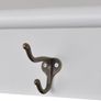 Wooden Kitchen Wall Cabinet with Glass Door White Image 7