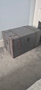 Stylish Storage Trunk - Vintage Inspired "Malle" Style