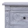 Sideboard with 2 Drawers 90x30x60 cm Solid Mahogany Wood Image 4