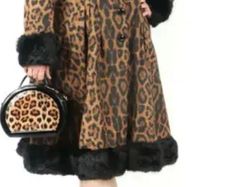 leopard print coat