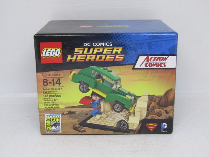 Lego Super Heroes Superman SDCC 2015 Limited Edition DC Action Comics #1 New Sealed Very rare Number 205 of 1500