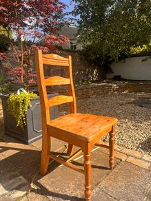 Solid Wood chairs x6