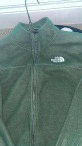 The North Face 100 Glacier Full-Zip Fleece Medium Coastal Green