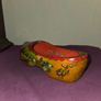 Vintage hand painted wooden Clog Image 2