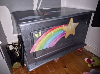 Silver Pine Toy Chest
