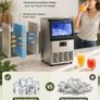 Commercial Ice Machine 41kg Day 6kg Storage Ice Maker Image 4
