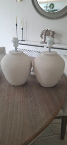 pair of lamp bases
