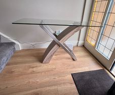 Glass Hall table