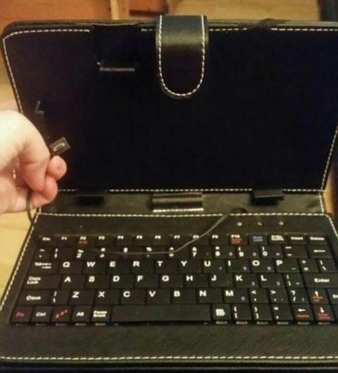 Tablet Micro USB Keyboard Case