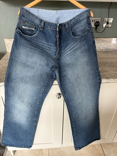 mens jeans x 3 all straight leg size 34 x 34