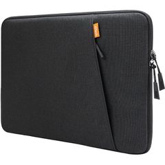 Laptop Sleeve for 13.3-Inch MacBook Air/Pro, 14-Inch MacBook Pro 2021 M1, 13-13.6 Inch Notebook, Waterproof Shock Resistant Bag Case with Accessory Pocket (Black)