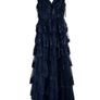 BNWT A-line Off-the-Shoulder Sweep Train Tulle Dres Image 5