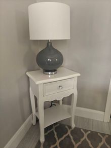 table and lamp
