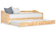 Pull-out Sofa Bed Frame Pinewood 90x200 cm