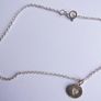Vintage Sterling Silver 925 Single Heart Bracelet length 7" - 1g Image 6