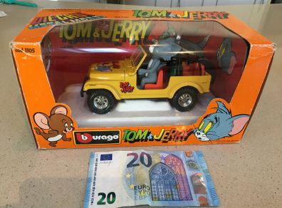 Model Car Tom Jerry Scale 1/24 Year 1985 Burago