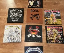 2 Wall Canvas' - AC/DC and Iron Maiden