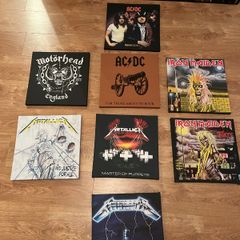 2 Wall Canvas' - AC/DC and Iron Maiden