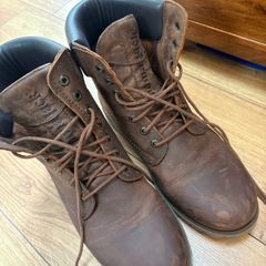 Leather boots  EU 45 Panama brown