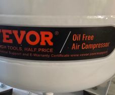 VEVOR Vertical Air Compressor 6.6 Gallon Ultra Quiet Oil-Free Air Compressor 30L Tank Silent Air Compressor 850W Oil Free Compressor Low Noise