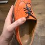 Handmade Italian Leather Brogues  Size 44 Artisan Shoes from Cefalu Sicily Image 6