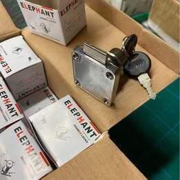 Metal Drawer Cabinet Lock Box Of 12 Locks